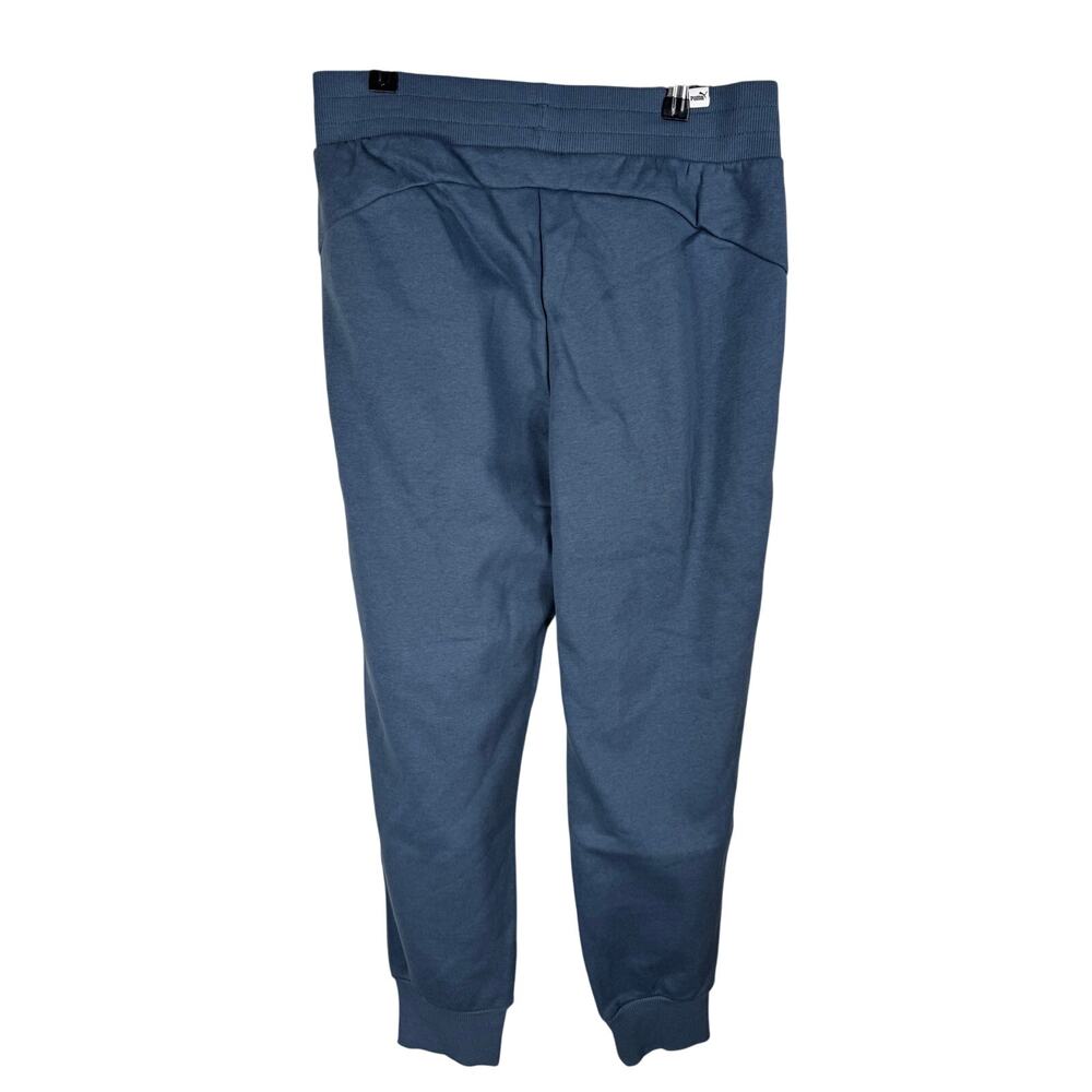 Puma Women's Fleece Sweatpants Essential Logo GRAY SKIES NWT SIZE M - Picture 4 of 9